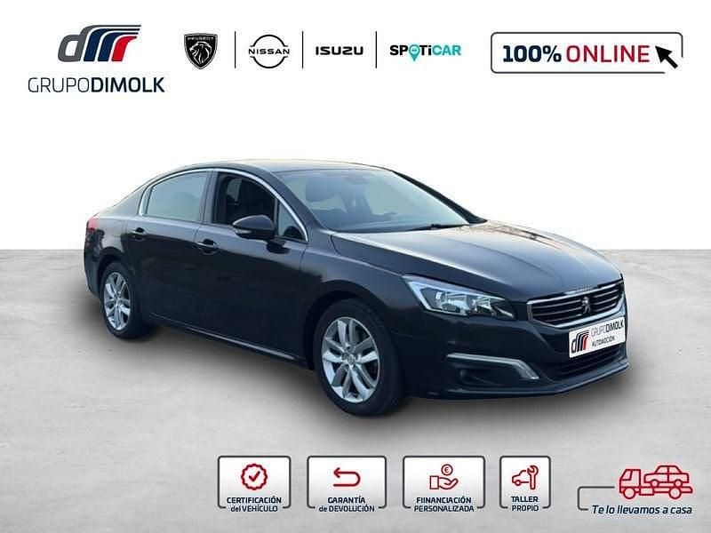 Usado Peugeot 508 Active 140 CV (102 kW) 2015 Negro Berlina