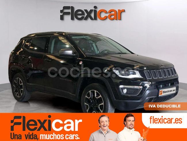 Negro Usado 2019 Jeep Compass Trailhawk SUV | 20.990 € (Precio justo) - Imagen 1/4