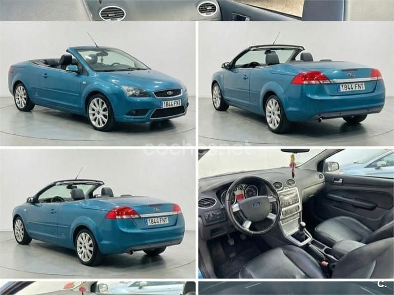 Azul Usado 2007 Ford Focus Cabriolet Titanium Descapotable | 4500 € (Precio justo) - Imagen 1/4