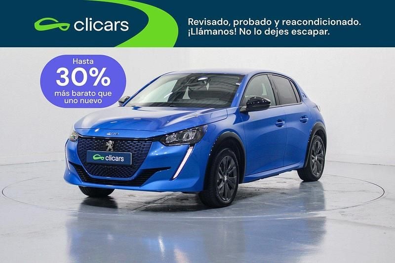 Usado Peugeot e-208 Allure 100 kW (136 CV) 2023 Azul Utilitario