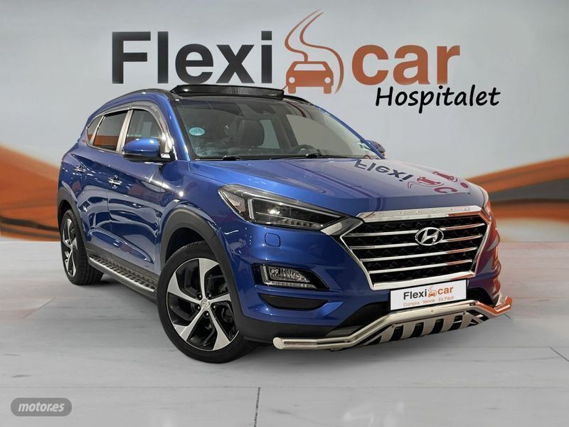 Azul Usado 2019 Hyundai Tucson SUV | 26.990 € (Caro) - Imagen 1/4