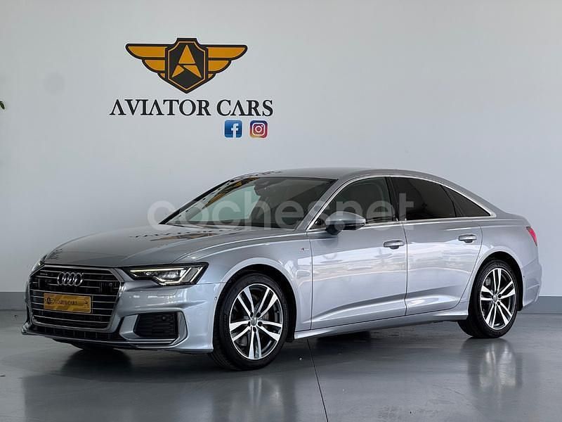 Gris / plata Usado 2019 Audi A6 S-Line Berlina | 33.500 € (Precio justo) - Imagen 1/4