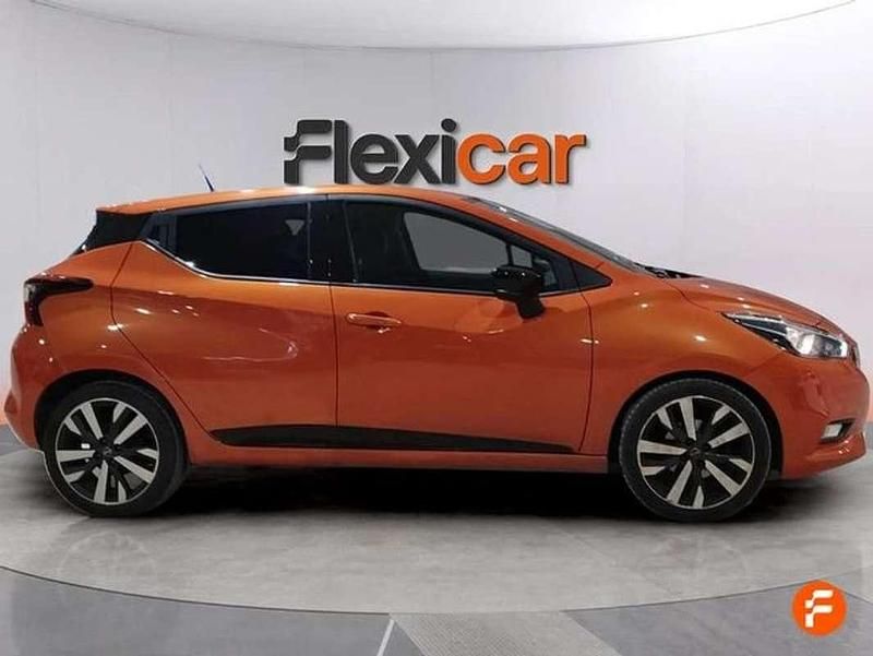 Usado Nissan Micra Acenta 90 CV (66 kW) 2017 Naranja Utilitario