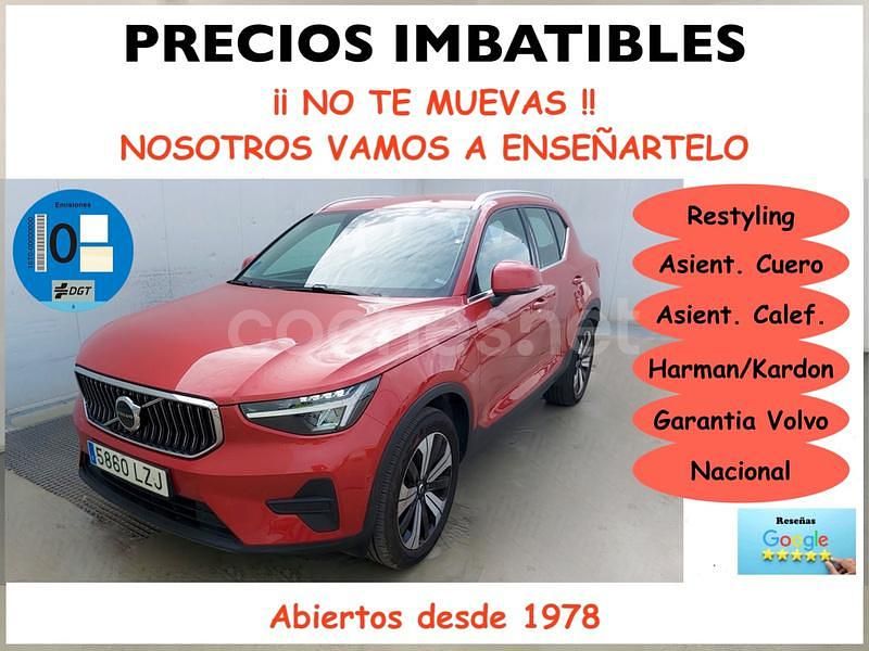 Rojo Usado 2022 Volvo XC40 Plus SUV | 30.900 € (Super precio) - Imagen 1/4