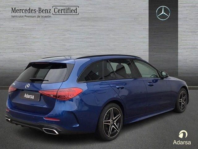 Usado Mercedes C220 AMG line 200 CV (147 kW) 2024 Azul espectral