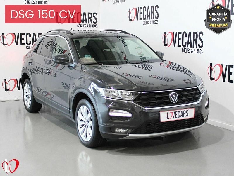 Gris Usado 2022 VW T-Roc Advance SUV | 21.700 € (Precio justo) - Imagen 1/3