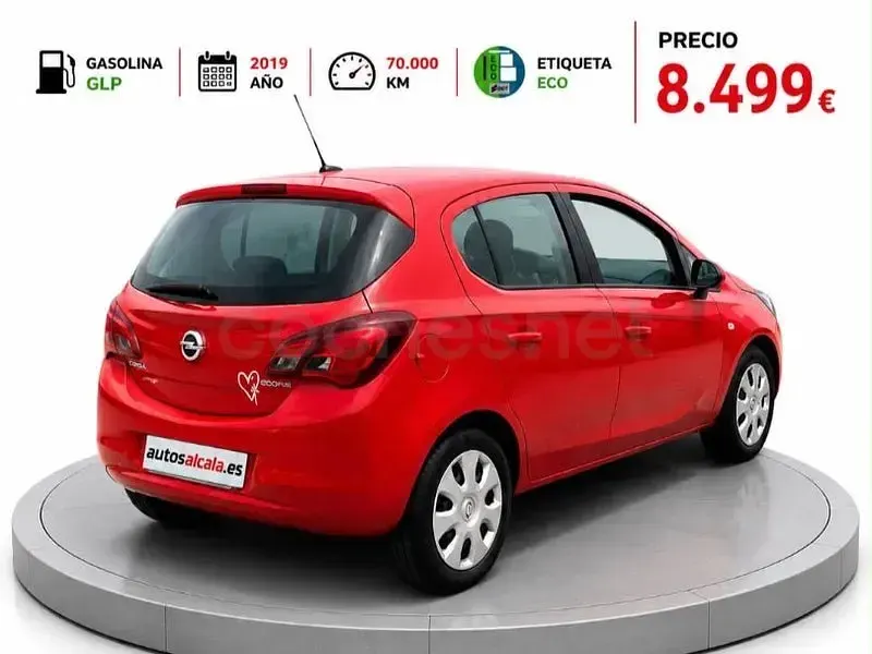 Usado Opel Corsa Selective 90 CV (66 kW) 2019 Rojo Utilitario