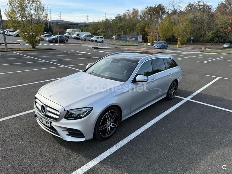 Gris / plata Usado 2017 Mercedes E220 Familiar | 22.800 € (Precio justo) - Imagen 1/4