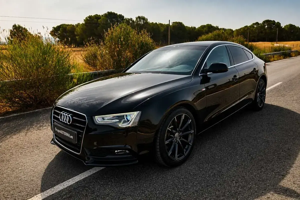 Usado Audi A5 Sportback S-Line 150 CV (110 kW) 2015 Negro Utilitario
