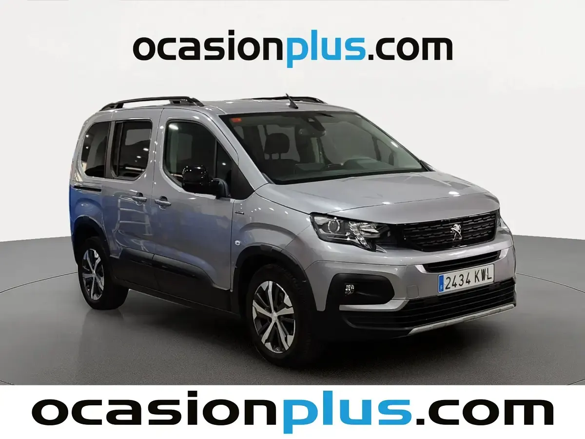 Usado Peugeot Rifter GT-line 110 CV (80 kW) 2019 Gris Monovolumen