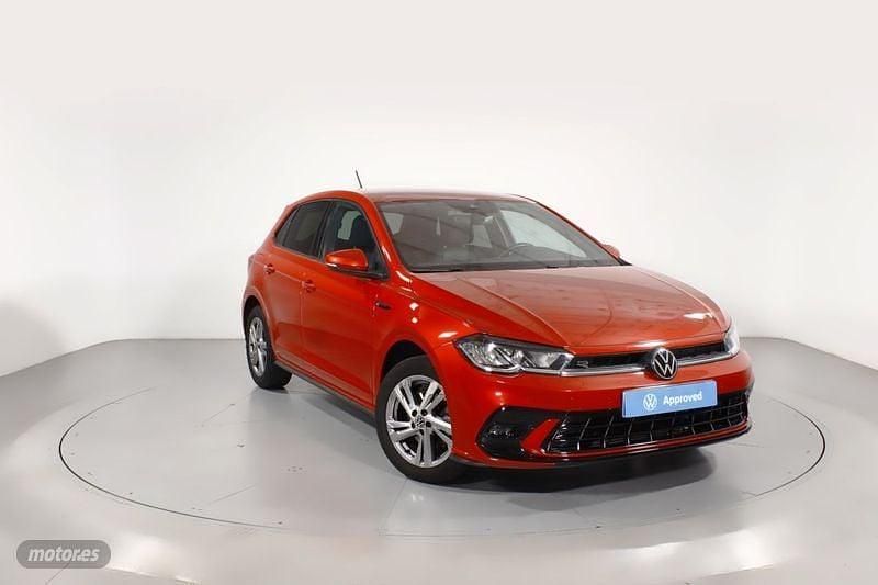 Rojo Usado 2022 VW Polo R-line Berlina | 22.200 € (Un poco caro) - Imagen 1/4