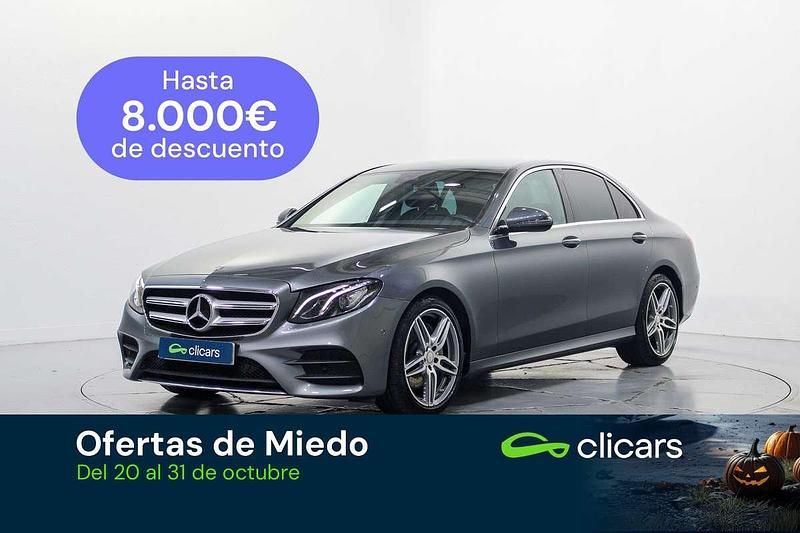 Gris Usado 2017 Mercedes E220 Berlina | 28.990 € (Precio justo) - Imagen 1/4