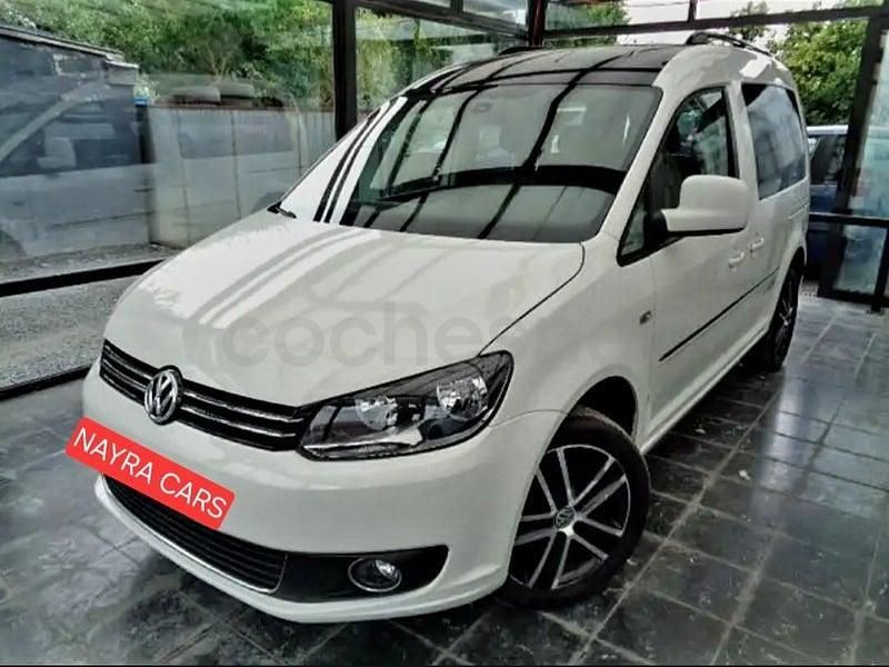 Usado VW Caddy Comfortline 102 CV (75 kW) 2013 Blanco Monovolumen