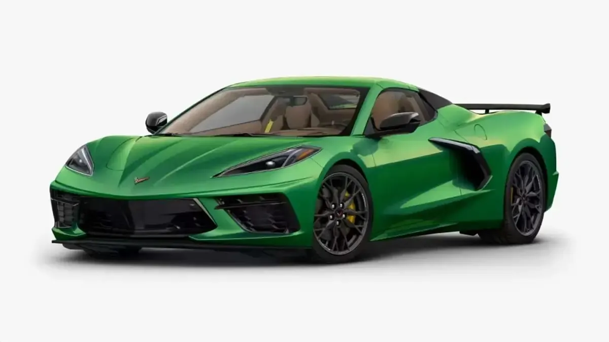 Nuevo Chevrolet Corvette Stingray 502 CV (369 kW) 2026 Verde Descapotable