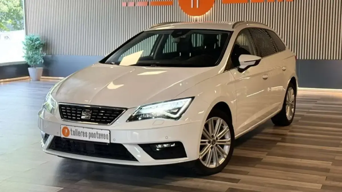 Usado Seat Leon ST XCELLENCE 150 CV (110 kW) 2020 Blanco Familiar
