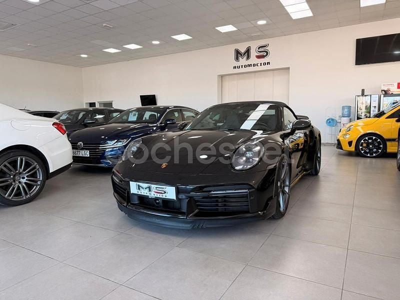 Negro Usado 2022 Porsche 911 Turbo S Cabriolet Descapotable | 279.999 € - Imagen 1/4