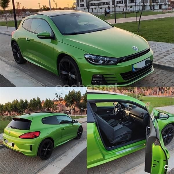Usado VW Scirocco R-line 125 CV (91 kW) 2015 Verde Coupe