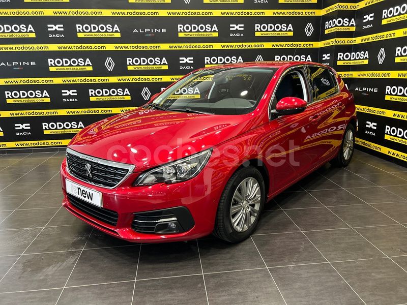 Rojo Usado 2021 Peugeot 308 Allure Berlina | 16.950 € (Precio justo) - Imagen 1/4