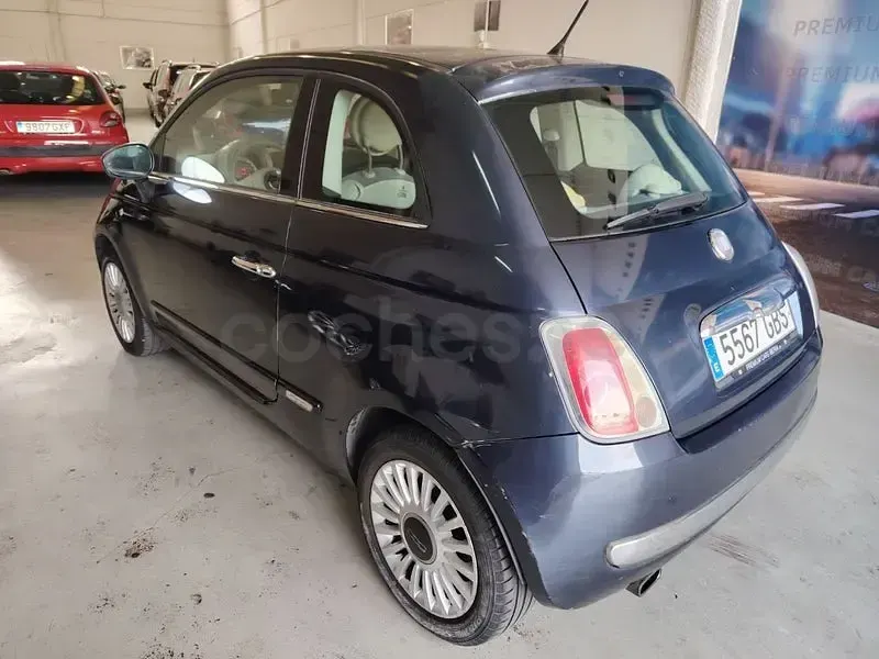 Usado Fiat 500 Lounge 100 CV (73 kW) 2008 Azul Berlina