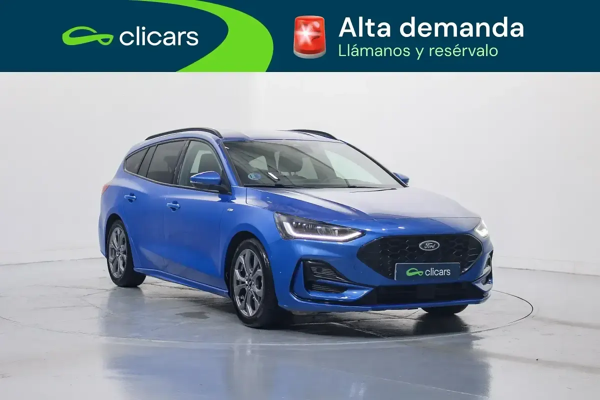 Usado Ford Focus ST-Line 125 CV (91 kW) 2024 Azul Familiar