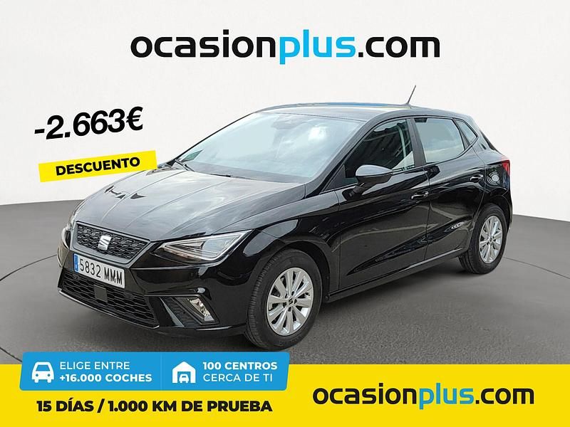 Negro Usado 2023 Seat Ibiza Style Berlina | 18.300 € (Precio justo) - Imagen 1/4