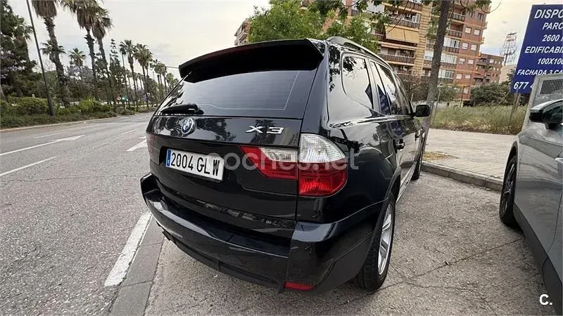 Usado BMW X3 177 CV (130 kW) 2009 Negro SUV