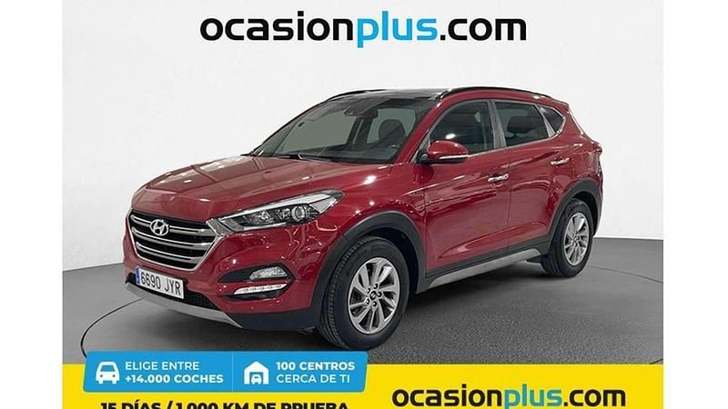 Rojo Usado 2017 Hyundai Tucson SUV | 17.050 € (Precio justo) - Imagen 1/4