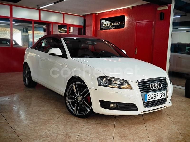 Blanco Usado 2008 Audi A3 Cabriolet Ambition Descapotable | 11.200 € - Imagen 1/4