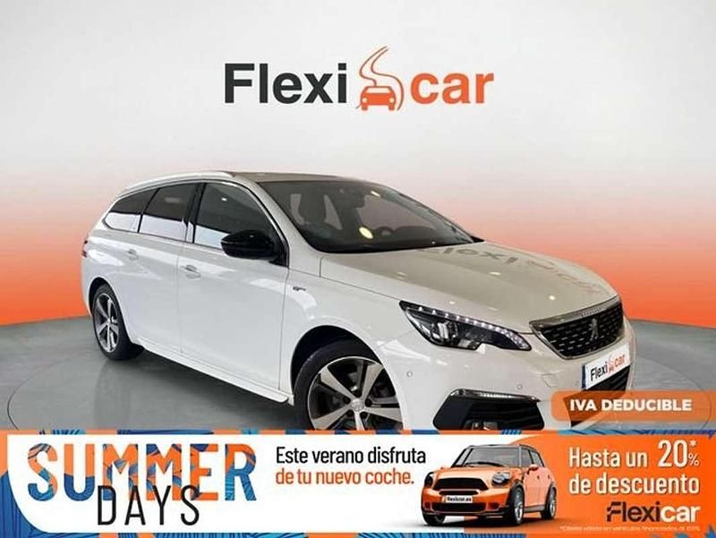 Blanco Usado 2021 Peugeot 308 GT Familiar | 13.190 € (Super precio) - Imagen 1/4
