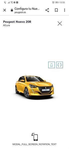 Usado Peugeot 208 GT 100 CV (73 kW) 2020 Naranja Utilitario