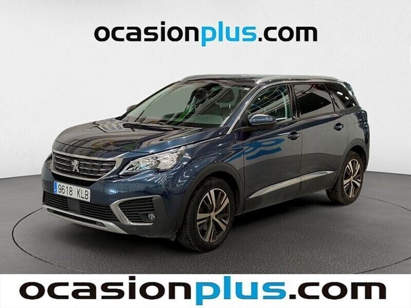 Azul Usado 2018 Peugeot 5008 Allure Monovolumen | 15.228 € (Buen precio) - Imagen 1/4