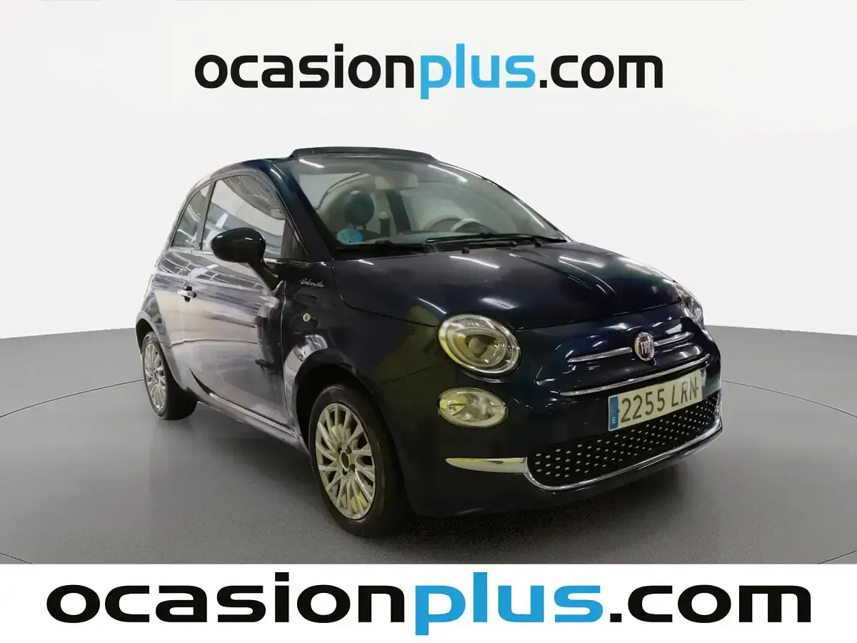 Usado Fiat 500 Dolcevita 70 CV (51 kW) 2021 Azul Descapotable
