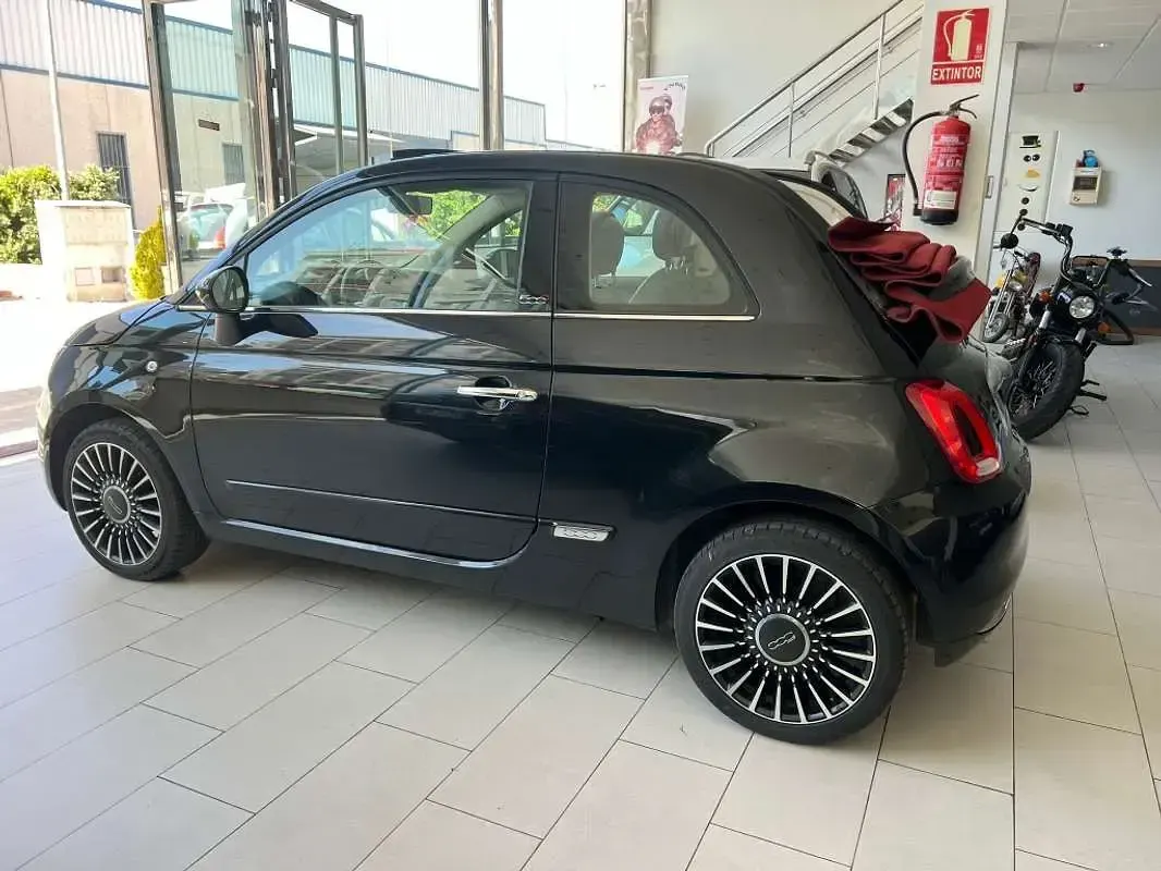 Usado Fiat 500C 69 CV (50 kW) 2016 Negro Descapotable