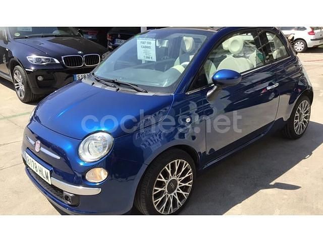 Azul Usado 2012 Fiat 500C Lounge Descapotable | 6990 € (Caro) - Imagen 1/4