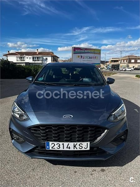 Usado Ford Focus ST-Line 125 CV (91 kW) 2018 Azul Berlina