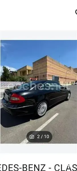 Usado Mercedes CLK220 150 CV (110 kW) 2007 Negro Coupe
