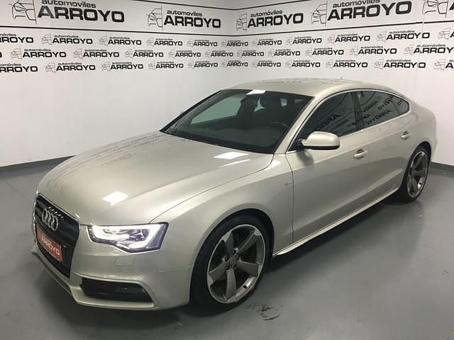 Gris Usado 2015 Audi A5 Sportback S-Line Berlina | 25.990 € (Caro) - Imagen 1/4