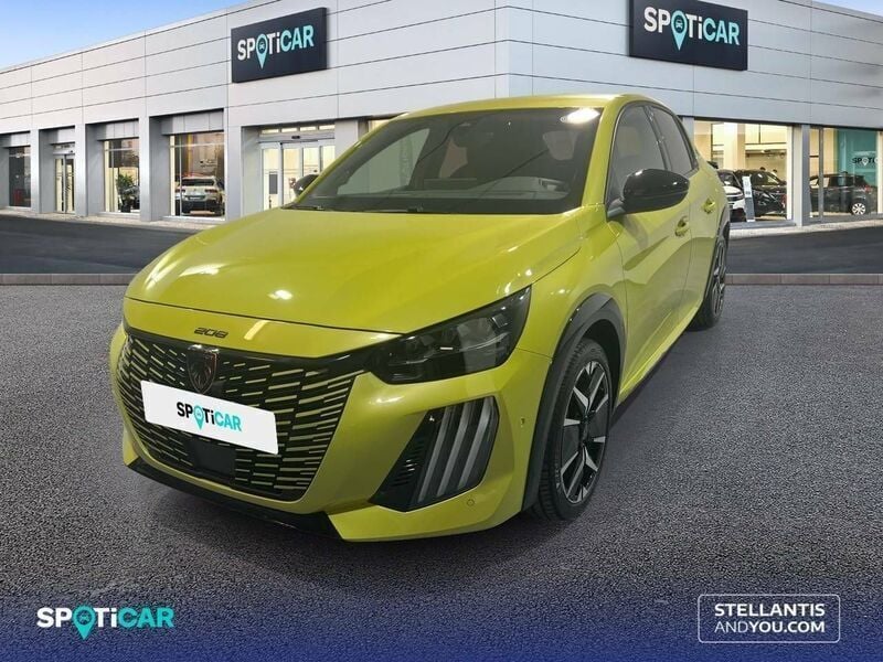 Amarillo Usado 2023 Peugeot e-208 GT Utilitario | 23.950 € (Super precio) - Imagen 1/4