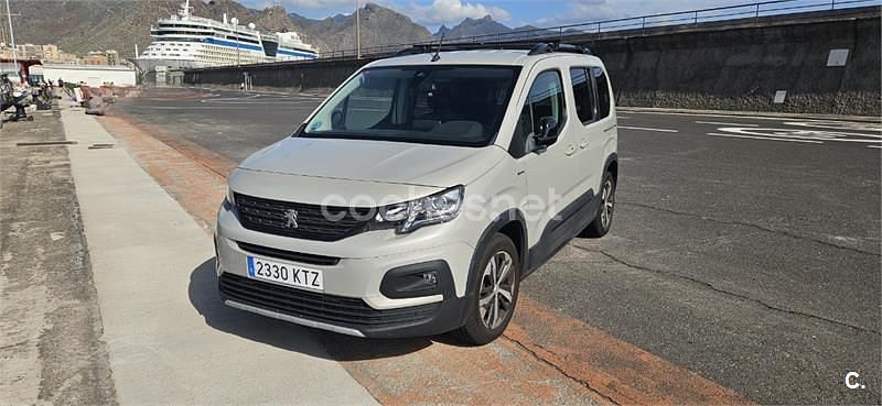 Usado Peugeot Rifter GT-line 100 CV (73 kW) 2019 Beige Monovolumen