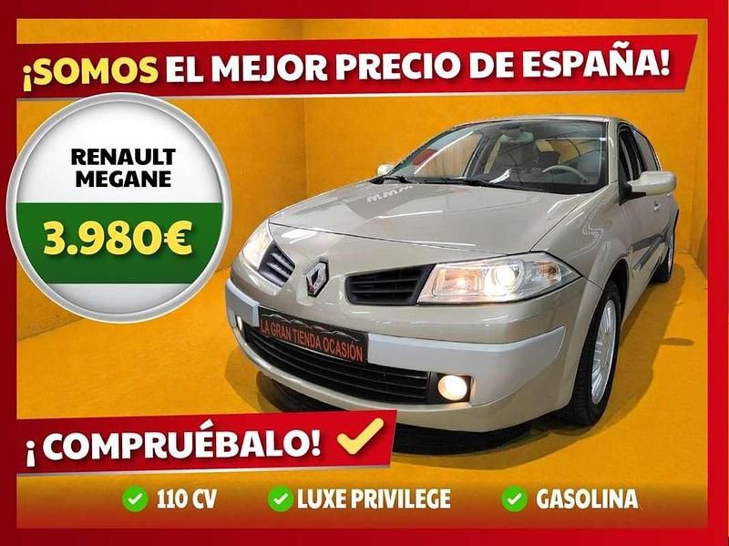 Usado Renault Mégane II Privilege 111 CV (81 kW) 2006 Beige Berlina