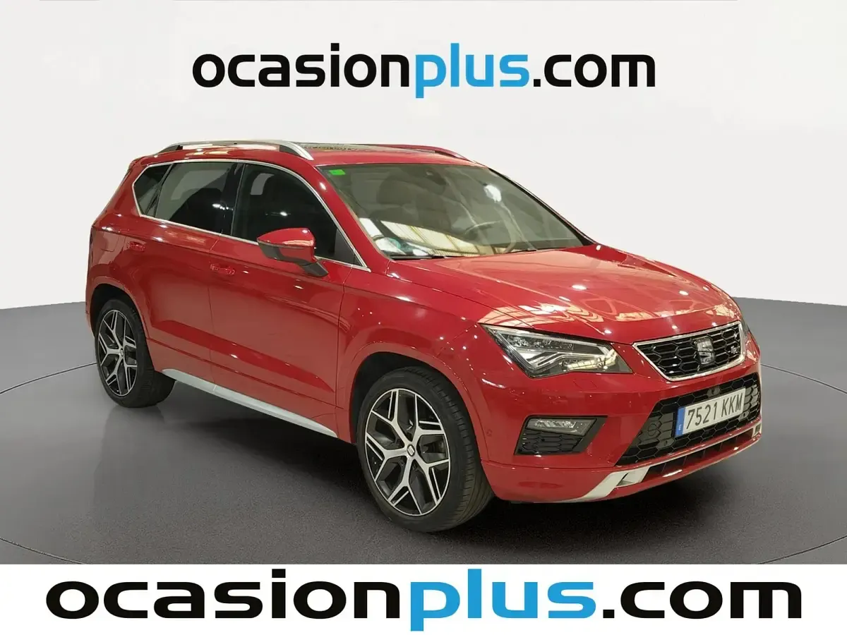 Usado Seat Ateca 4Drive 190 CV (139 kW) 2018 Rojo SUV
