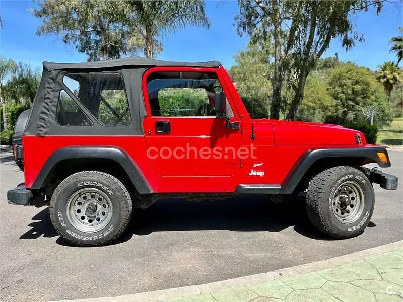 Usado Jeep Wrangler 118 CV (86 kW) 2003 Rojo SUV
