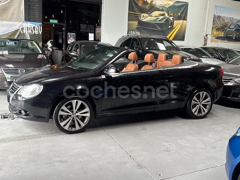 Negro Usado 2008 VW Eos Descapotable | 7500 € (Precio justo) - Imagen 1/4