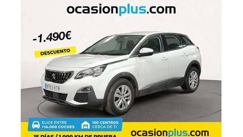 Blanco Usado 2019 Peugeot 3008 Active Monovolumen | 14.910 € (Super precio) - Imagen 1/4