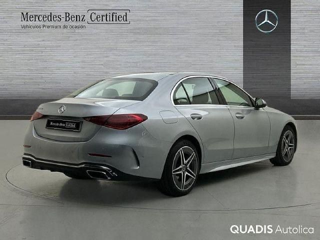 Usado Mercedes C300e AMG line 313 CV (230 kW) 2024 Plata hightech