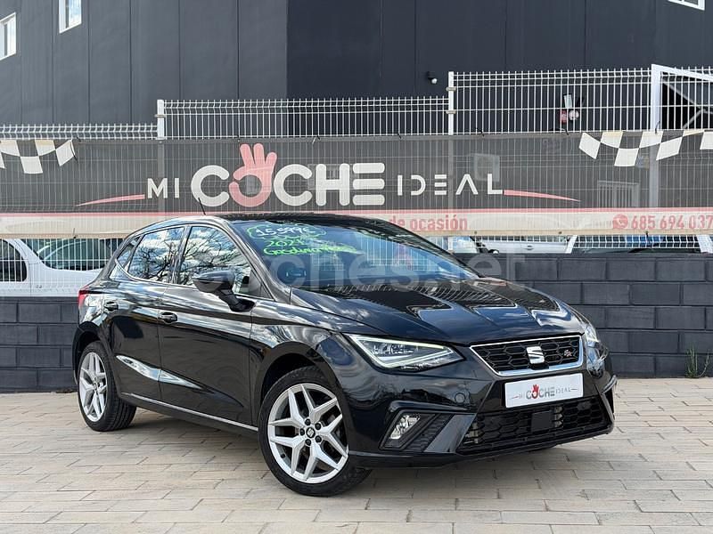 Usado Seat Ibiza FR 90 CV (66 kW) 2021 Negro Berlina