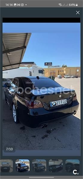 Usado BMW 530 193 CV (141 kW) 2003 Negro Berlina