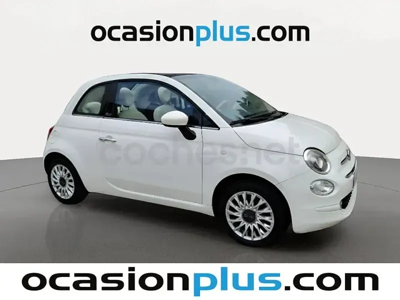 Usado Fiat 500C Lounge 69 CV (50 kW) 2019 Blanco Descapotable
