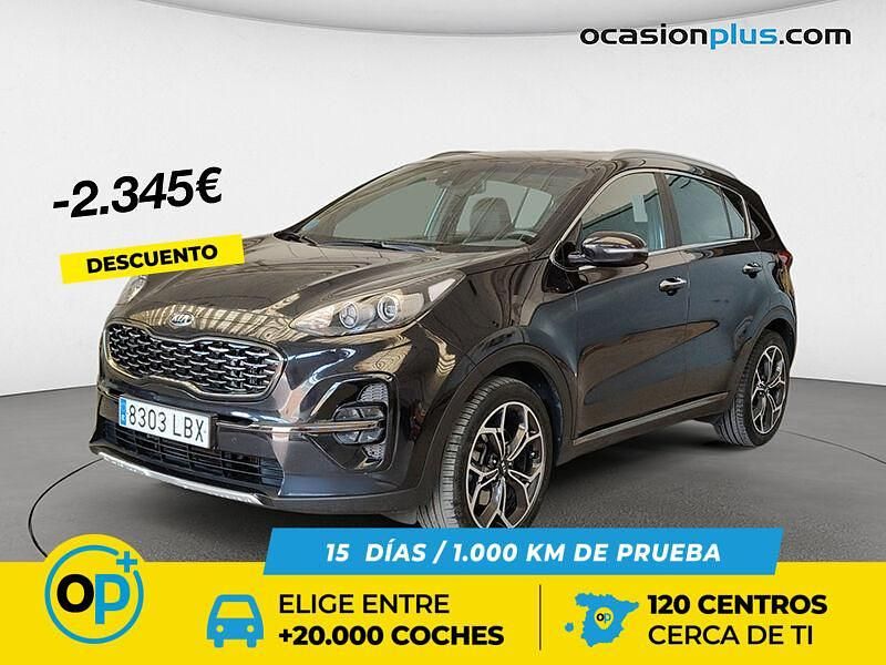 Usado Kia Sportage GT-Line 136 CV (100 kW) 2019 Negro SUV