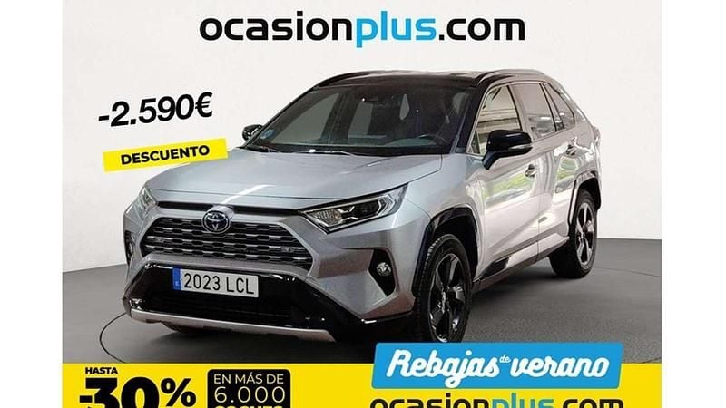 Plateado Usado 2019 Toyota RAV4 Hybrid SUV | 25.910 € (Super precio) - Imagen 1/4